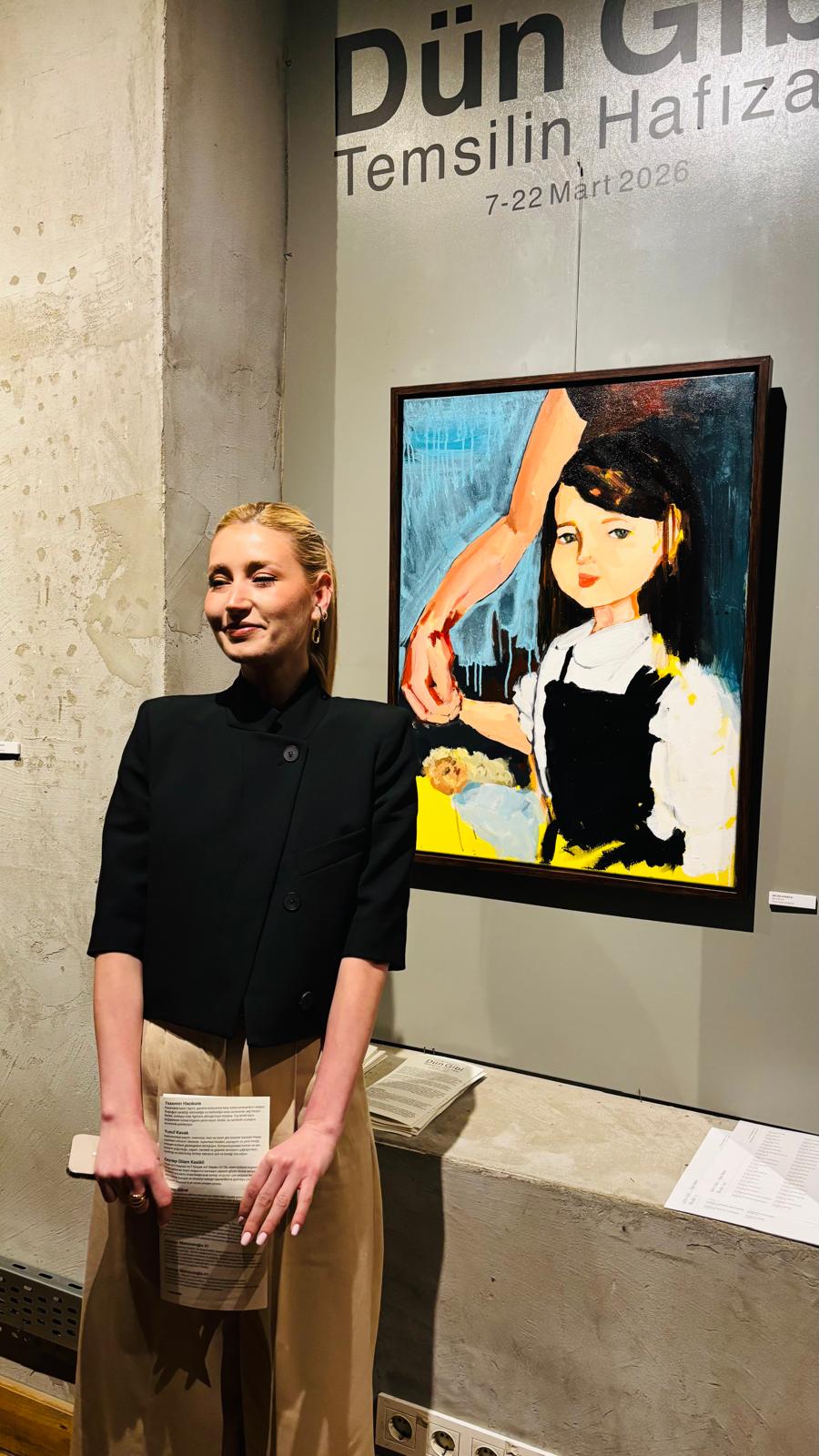 Melisa Güner ressam, Dün Gibi Temsilin Hafızası sergisinde